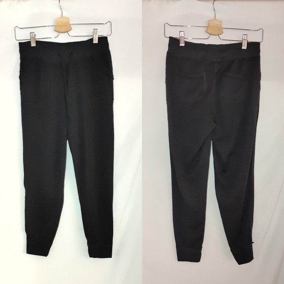 Athleta Knit Joggers Charcoal Gray Black XXS Similar to Restore‎ Style - Picture 1 of 12